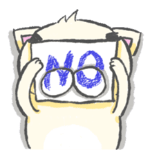 eyebrows cat 2 sticker #2605111