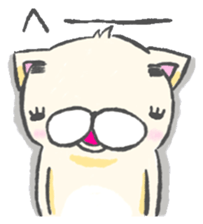 eyebrows cat 2 sticker #2605113
