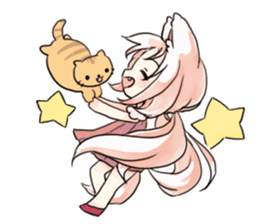 Cat Musume sticker #2605165