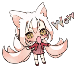 Cat Musume sticker #2605175