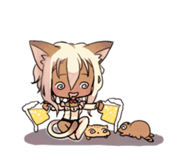 Cat Musume sticker #2605183