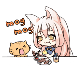 Cat Musume sticker #2605194
