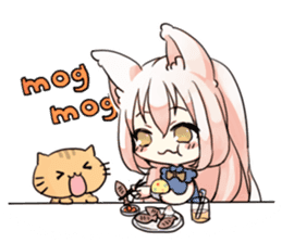 Cat Musume sticker #2605194