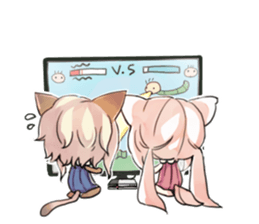 Cat Musume sticker #2605198