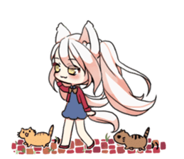 Cat Musume sticker #2605199