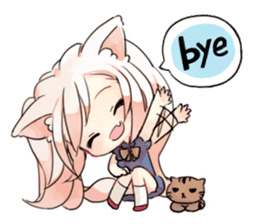 Cat Musume sticker #2605202