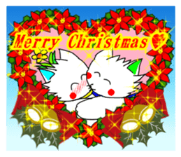Pudding-chan kitten Xmas (English) sticker #2605403