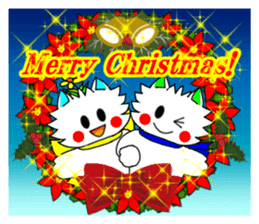 Pudding-chan kitten Xmas (English) sticker #2605404