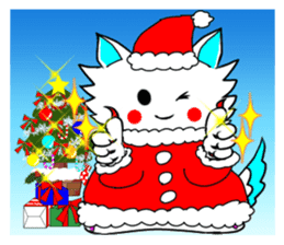Pudding-chan kitten Xmas (English) sticker #2605408
