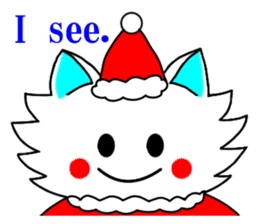 Pudding-chan kitten Xmas (English) sticker #2605413