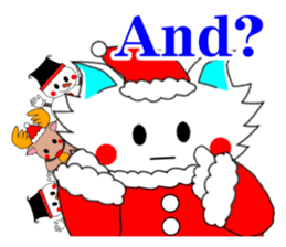 Pudding-chan kitten Xmas (English) sticker #2605415