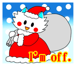 Pudding-chan kitten Xmas (English) sticker #2605429