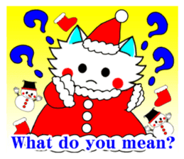 Pudding-chan kitten Xmas (English) sticker #2605432