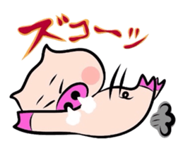 Onomatopoeia of the pig! sticker #2606061