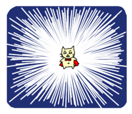 the cat which attached the red mantle 2 sticker #2606089