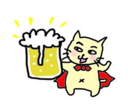 the cat which attached the red mantle 2 sticker #2606092