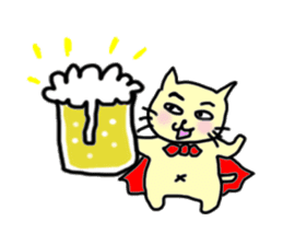 the cat which attached the red mantle 2 sticker #2606092