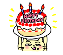 the cat which attached the red mantle 2 sticker #2606095