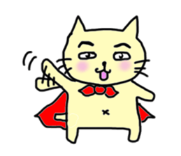 the cat which attached the red mantle 2 sticker #2606098