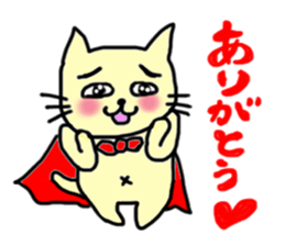 the cat which attached the red mantle 2 sticker #2606104