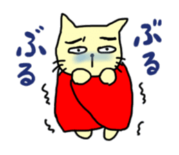 the cat which attached the red mantle 2 sticker #2606108