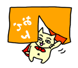 the cat which attached the red mantle 2 sticker #2606109