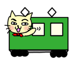 the cat which attached the red mantle 2 sticker #2606119