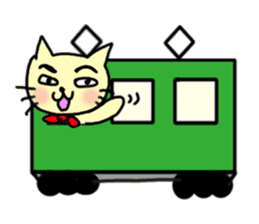 the cat which attached the red mantle 2 sticker #2606119