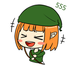 Tim - Archer - Tanja - Magic Girl (TH) sticker #2606245