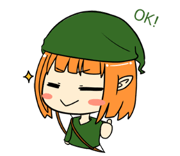 Tim - Archer - Tanja - Magic Girl (TH) sticker #2606246