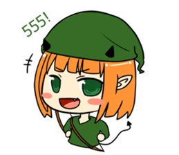 Tim - Archer - Tanja - Magic Girl (TH) sticker #2606249