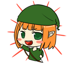 Tim - Archer - Tanja - Magic Girl (TH) sticker #2606252