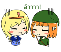 Tim - Archer - Tanja - Magic Girl (TH) sticker #2606280