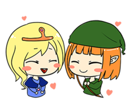 Tim - Archer - Tanja - Magic Girl (TH) sticker #2606281