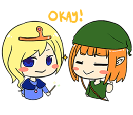 Tim - Archer - Tanja - Magic Girl (TH) sticker #2606282