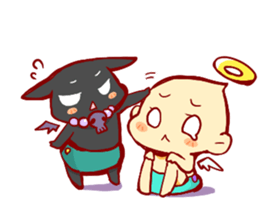 Sea angel and marr devil sticker #2606752