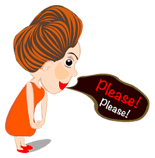 Crazy Naughty Lady sticker #2606857