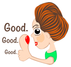 Crazy Naughty Lady sticker #2606858