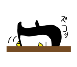 Penguins and rabbits and pigs sticker #2606967