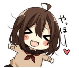 Dog system girl sticker sticker #2607089