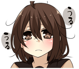 Dog system girl sticker sticker #2607090