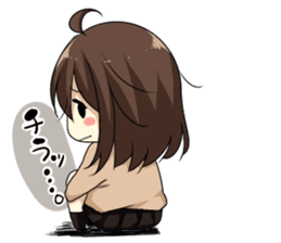 Dog system girl sticker sticker #2607092