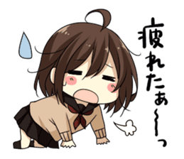 Dog system girl sticker sticker #2607095