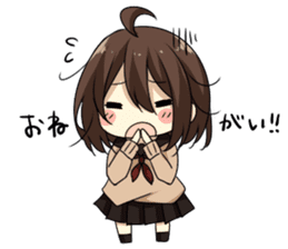 Dog system girl sticker sticker #2607097