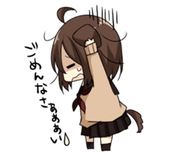 Dog system girl sticker sticker #2607098