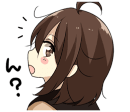 Dog system girl sticker sticker #2607101