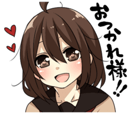 Dog system girl sticker sticker #2607102