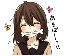 Dog system girl sticker sticker #2607103