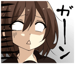 Dog system girl sticker sticker #2607108