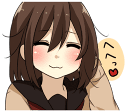 Dog system girl sticker sticker #2607111